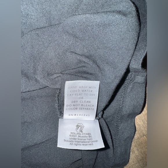 DAYDREAMER Rolling Stones Leopard Tongue Tour Washed Black Graphic Tee Small - Picture 8 of 11